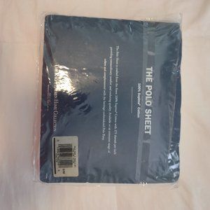 NEW Polo Sheet - King, Flat - White